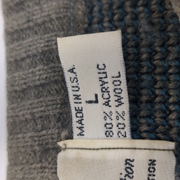 London Fog Made In USA Vintage Sweater Size Large - Picture 7 of 7